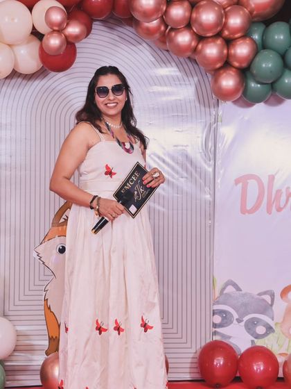 Ready to host a woodland-themed birthday party. The cute decor and happy atmosphere make my job easy and fun.