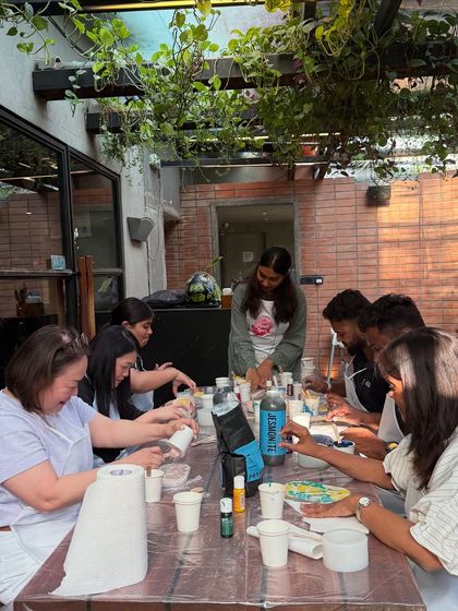 Paint Bar - Corporate Events & Team Building Crafty Creations: Jesmonite & Puzzle Art photo 14