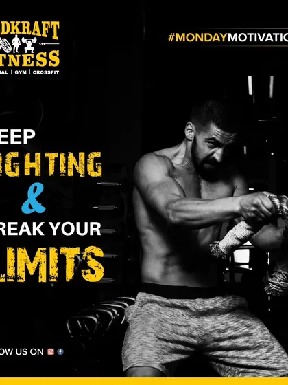 Keep fighting and break your limits. Your only limit is you. Let's push past it this week.