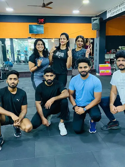 Post-aerobics vibes on a Friday. We danced, we sweat, and now we celebrate.