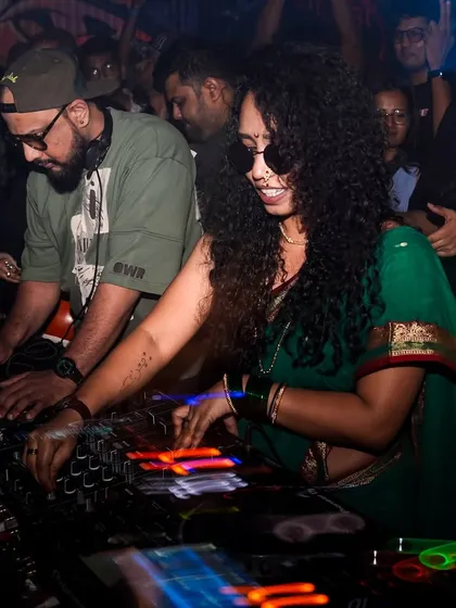 Sharing the decks with the legendary Bandish Projekt. A surreal moment for me, playing alongside one of my biggest inspirations in the Asian Underground and bass music scene.