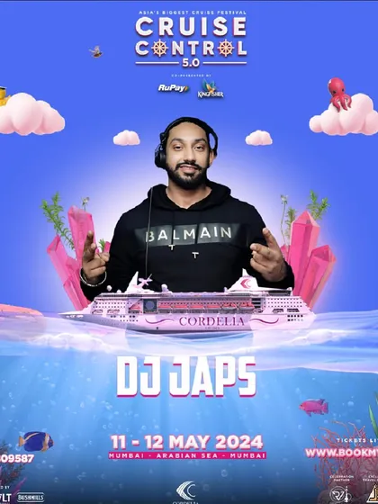 I was thrilled to be part of the lineup for Cruise Control 5.0, Asia's biggest cruise festival. Taking the party to the Arabian Sea is a next-level experience.