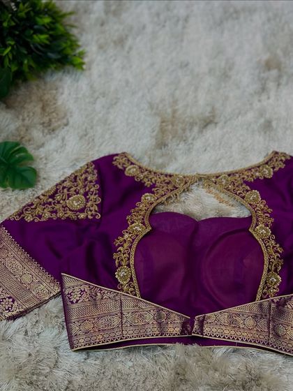 Chaithu Gowda - Custom Designer Ethnic Wear Custom Embroidered Blouses photo 45