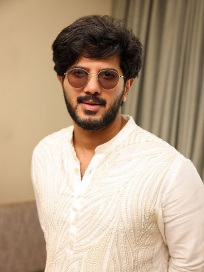 This portrait of Dulquer Salmaan captures the effortless charm of his custom Mishru look.