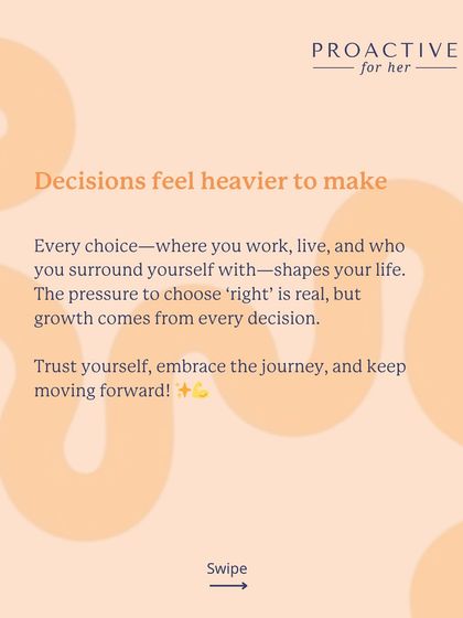 Every choice feels heavier as an adult. The pressure to choose 'right' is real, but growth comes from every decision, not just the perfect ones.
