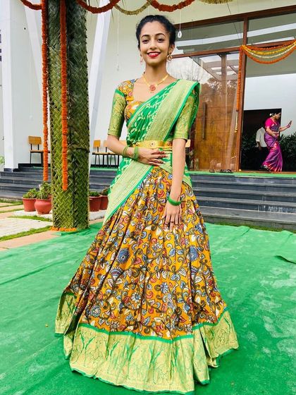 Angi Studio - Custom Bridal & Festive Wear Traditional Half-Sarees (Langa Voni) photo 5