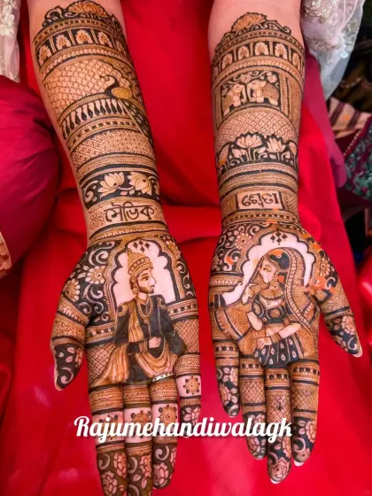 Raju Mehendi - Bridal Mehendi Custom Portraits: Your Story on Your Hands photo 39