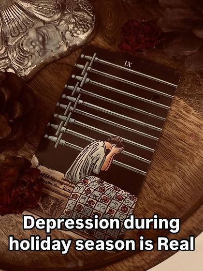 A post acknowledging that depression during the holiday season is real. For many, this is a time of loneliness, anxiety, and stress. It's essential to check on your mental health and reach out for help.