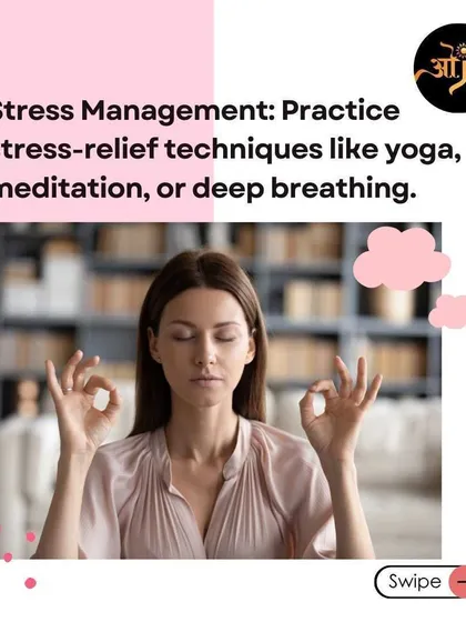 **Manage your stress for better hair.** Practices like yoga, meditation, and deep breathing can help reduce the hormonal imbalances that lead to hair fall.