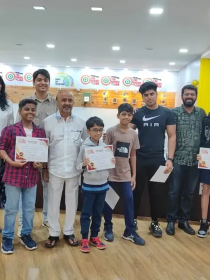We were thrilled to have our students' families and special guests like Mr. Sameer Anjaan join us to celebrate the completion of their basic shooting course. It's a proud moment for everyone at the academy.