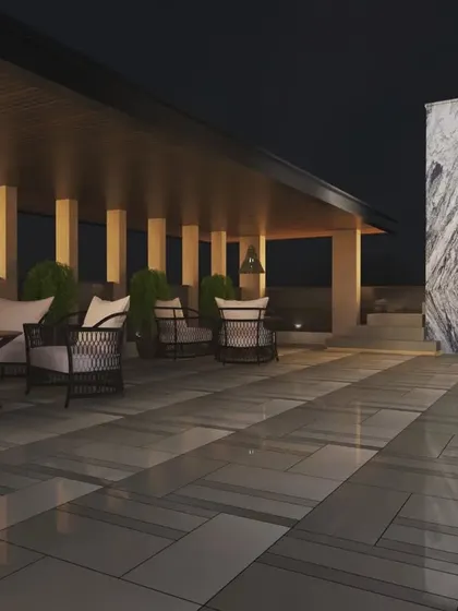 Every project begins with a detailed 3D visualization. This allows you to see exactly how your space will look, from the layout of the covered seating area to the finish on the modern feature wall, ensuring the final result matches your vision perfectly.