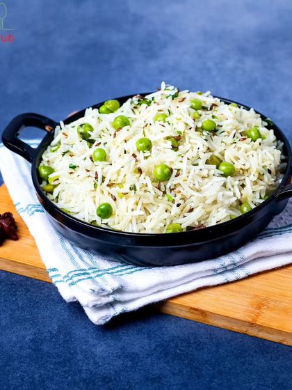 A winter favorite, our Mutter Pulao is simple, fragrant, and delicious. We use sweet green peas and basmati rice, tempered with whole spices to create this light yet satisfying dish.