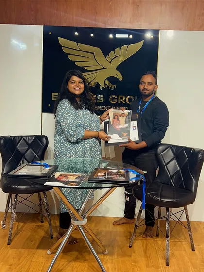 A proud moment as a student from Batch 06 receives his certification. We celebrate every student's journey from learning the basics to becoming a confident event planner.