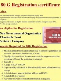 NGO & Trust Registrations