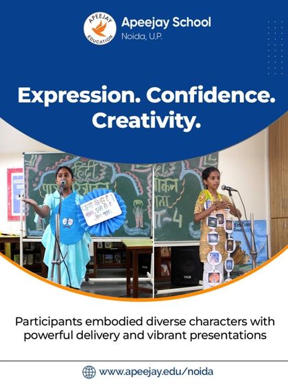 Expression, confidence, and creativity are at the forefront of our Hindi Role Play Competition. Here, participants embody diverse characters with powerful delivery and vibrant presentations, bringing stories to life on stage.