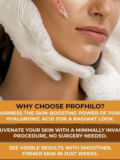 Why choose Profhilo? This minimally invasive procedure harnesses the power of pure hyaluronic acid to rejuvenate your skin without surgery. You can see visible results in just weeks, with skin appearing smoother, firmer, and more hydrated.