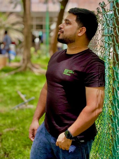 A candid moment of reflection. Our journey in fitness and life is all about growth and positivity.