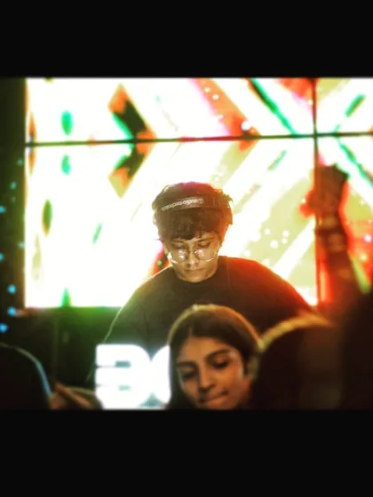 Staying focused on the music and the moment. This shot captures my concentration during a set.