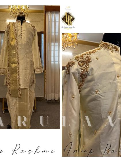 Arulaa by Rashmi Anoop Rao - Men's Custom Formal & Wedding Wear South Indian 'Muhurtam' Attire photo 3