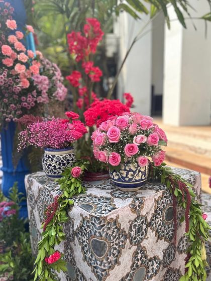 Colorful Beginnings: Haldi & Mehendi photo 43