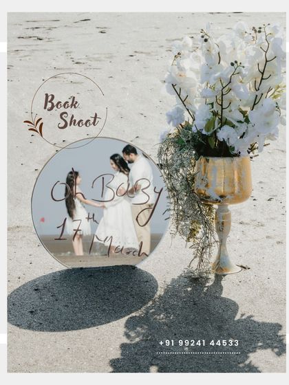 I enjoy creating unique and artistic compositions. This shot from a beach maternity session uses reflections and foreground elements to craft a beautifully layered and memorable image.