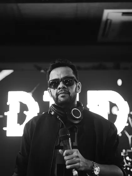 A moment behind the decks before the party starts. My focus is always on delivering a professional and seamless experience, ensuring the music for your event is nothing short of amazing.