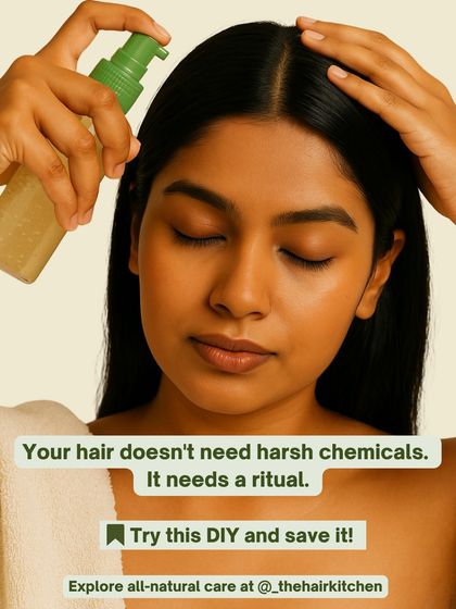 Your hair doesn't need harsh chemicals, it needs a ritual. This DIY Rosemary Scalp Detox Spray is a great way to give your scalp the cleanse it deserves.