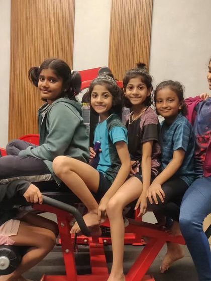 Our little members enjoying their time in the gym. We believe in making fitness a fun and positive experience from a young age.