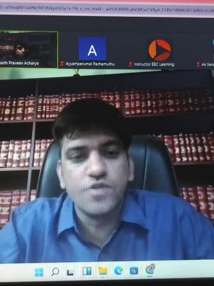 A screenshot from my comprehensive lecture for the 2025 AOR Examination, focusing on equipping candidates with essential drafting skills and knowledge of landmark cases.