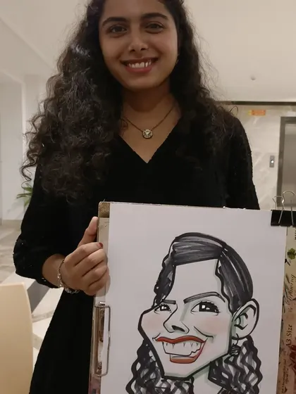 Another happy student from the Symbiosis Medical College function.