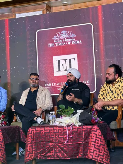 Our founder participating in a panel discussion at the ET F&B Leaders Conclave. We believe in sharing our journey and contributing to conversations that shape the future of India’s dynamic food and beverage industry.