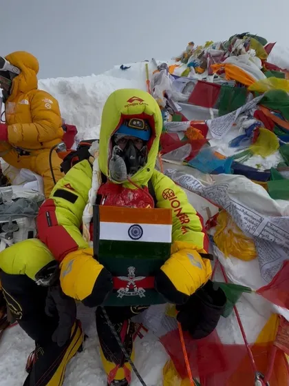 This is what 'Tagda' strength builds. Not just for the gym, but for the highest peaks in the world. One of our own, Aritra Roy, at the summit of Mount Everest, proving that our ancient training methods build real-world, functional power to conquer any challenge.