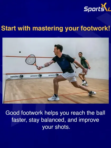 Good footwork is non-negotiable in squash. It helps you reach the ball faster, stay balanced during shots, and control the T. My drills are designed to make your movement more efficient and effective.