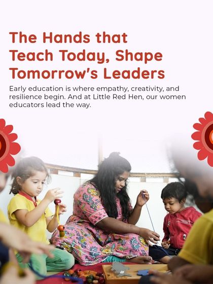 The hands that teach today, shape tomorrow's leaders. We honor our women educators who lead the way in early education, fostering empathy, creativity, and resilience.