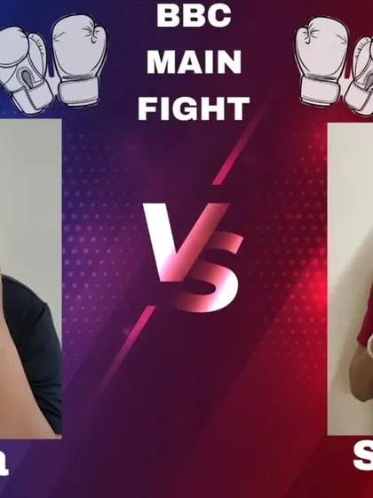 The main fight between Yukta and Saanchi. Our female boxers are fierce competitors and an inspiration to everyone at the club.