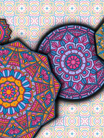 This piece reflects my own personal journey. The layers, colors, and intricate patterns represent the shifts and growth I've experienced. Art for me is a form of therapy, a way to process life's complexities.