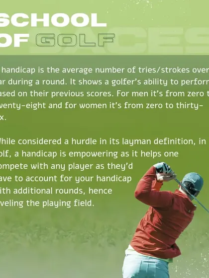 Understanding the golf handicap system is the first step to competitive play. This graphic explains how the handicap levels the playing field, allowing players of all abilities to compete fairly.