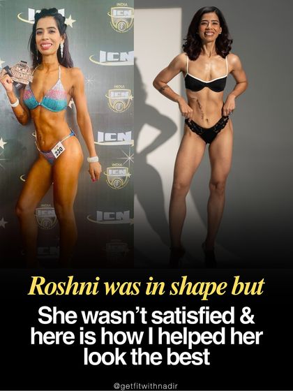 A client who was already in shape but wasn't satisfied. We took her to the next level by refining her training and nutrition for a more muscular and defined look.