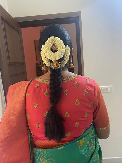 Laxmi Ramkrishna - Special Occasion Hairstyling Traditional South Indian Braids photo 15
