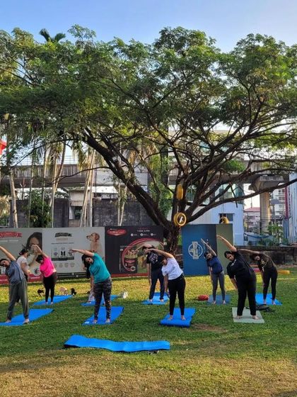 I was so happy when Pawga approached me to lead a yoga session for an adoption drive. There's nothing better than combining my love for yoga with my love for animals.