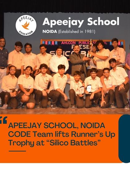 Our CODE Team proudly brought home the Runner-Up Trophy at the Silico Battles IT Symposium. This group photo celebrates their collective success and the multiple wins they secured across various challenging tech events.