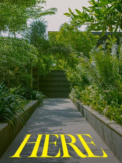 This path, lined with dense greenery, is where your journey into our tranquil space begins. It's a simple invitation to leave the city behind.