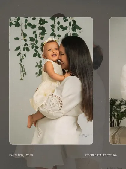 A mother holds her daughter close, sharing a cheek-to-cheek smile. These images are a testament to the beautiful, quiet moments that define family.