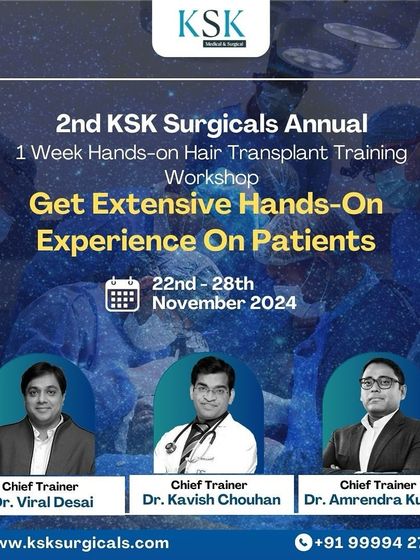 Get extensive hands-on experience on patients at our 1-week workshop. This is the most effective way to become a confident hair transplant surgeon.