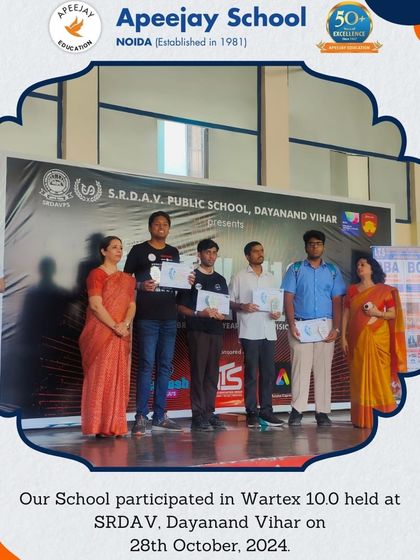 Our students secured second place in Dexterity and Memeology at Wartex 10.0. These wins reflect their diverse talents, from technical skill to creative and humorous expression in the digital space.