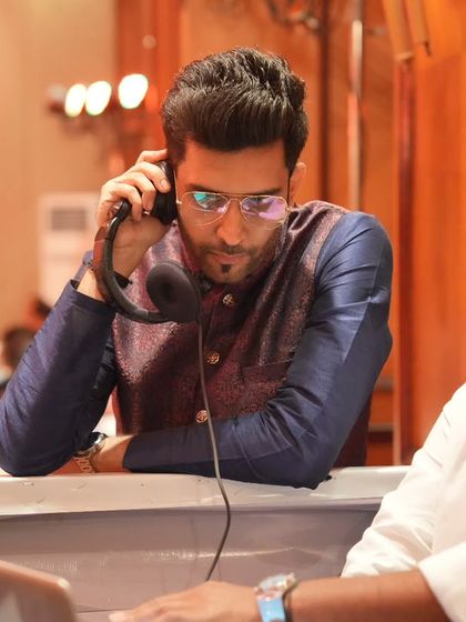 A closer look at the pre-show coordination. This teamwork ensures that the technical aspects are flawless, allowing me to focus on engaging the audience.