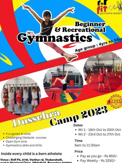 RnR Fit - Youth Gymnastics Programs Join the Fun: Camps & Events photo 7