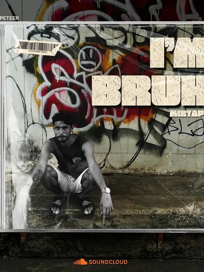 The official cover for the "I'm Bruk" mixtape. The graffiti and raw aesthetic represent the sound of the mix: urban, fractured, and authentic.