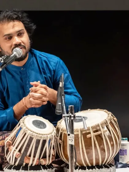 A series of photos from my tabla solo concert in Abu Dhabi, organized by the Maharashtra Mandal. It was a joy to share the sound of the tabla with music lovers there.