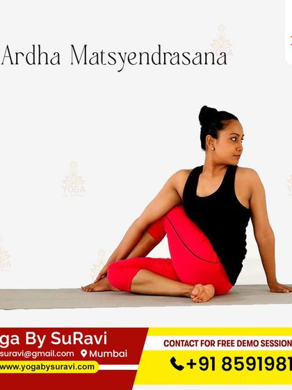 Ardha Matsyendrasana (Half Spinal Twist) is another beneficial pose for those on a breast cancer recovery journey.